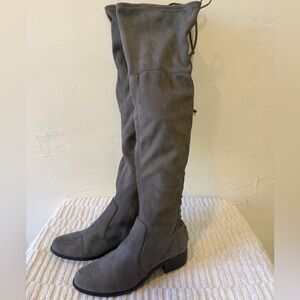 Charles David Over the Knee Boots in Gray